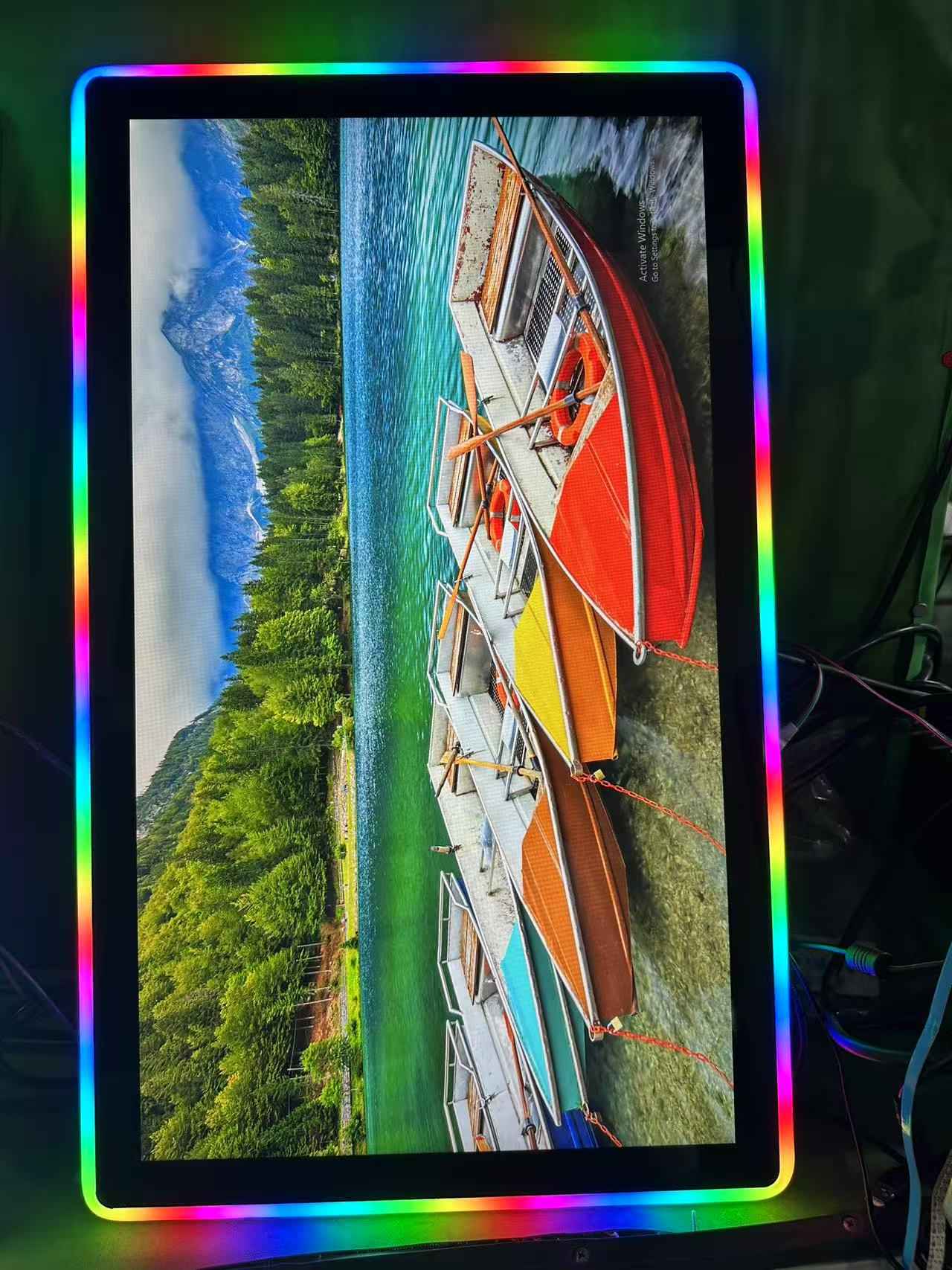 27 orlach orlach Monatóir Cluiche Scáileán Teagmhála le RGB LED